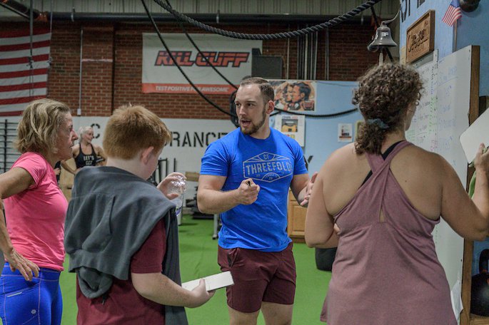 Coach Jared at CrossFit Threefold