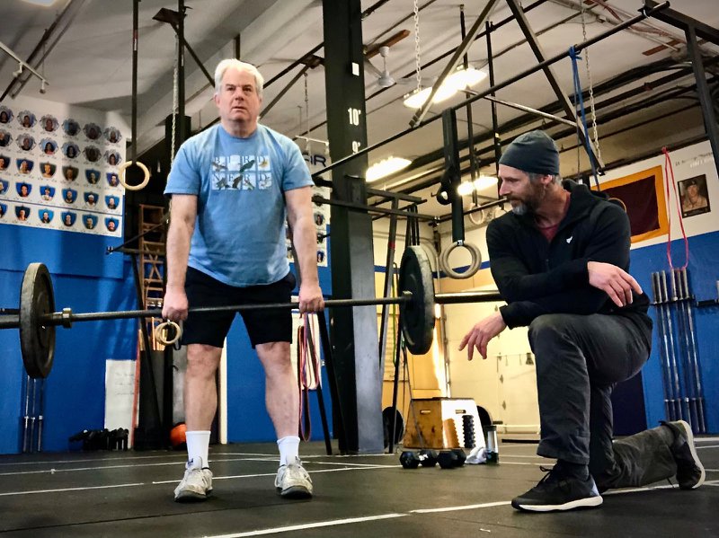 Coaching CrossFit gym members