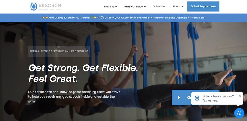 Airspace Bodyweight Aerial Fitness in Leederville Australia